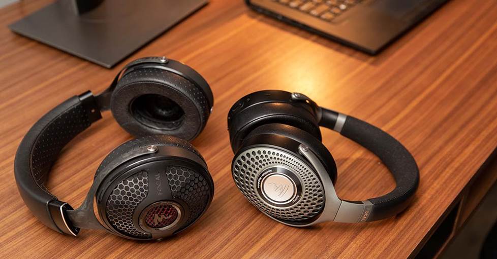 Focal Bathys and Utopia headphones side by side